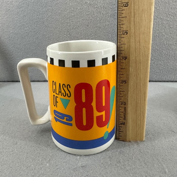 Hallmark Big Smile Stein Class of 89 Coffee Mug Novelty Gift 1988 Vintage - Picture 8 of 8